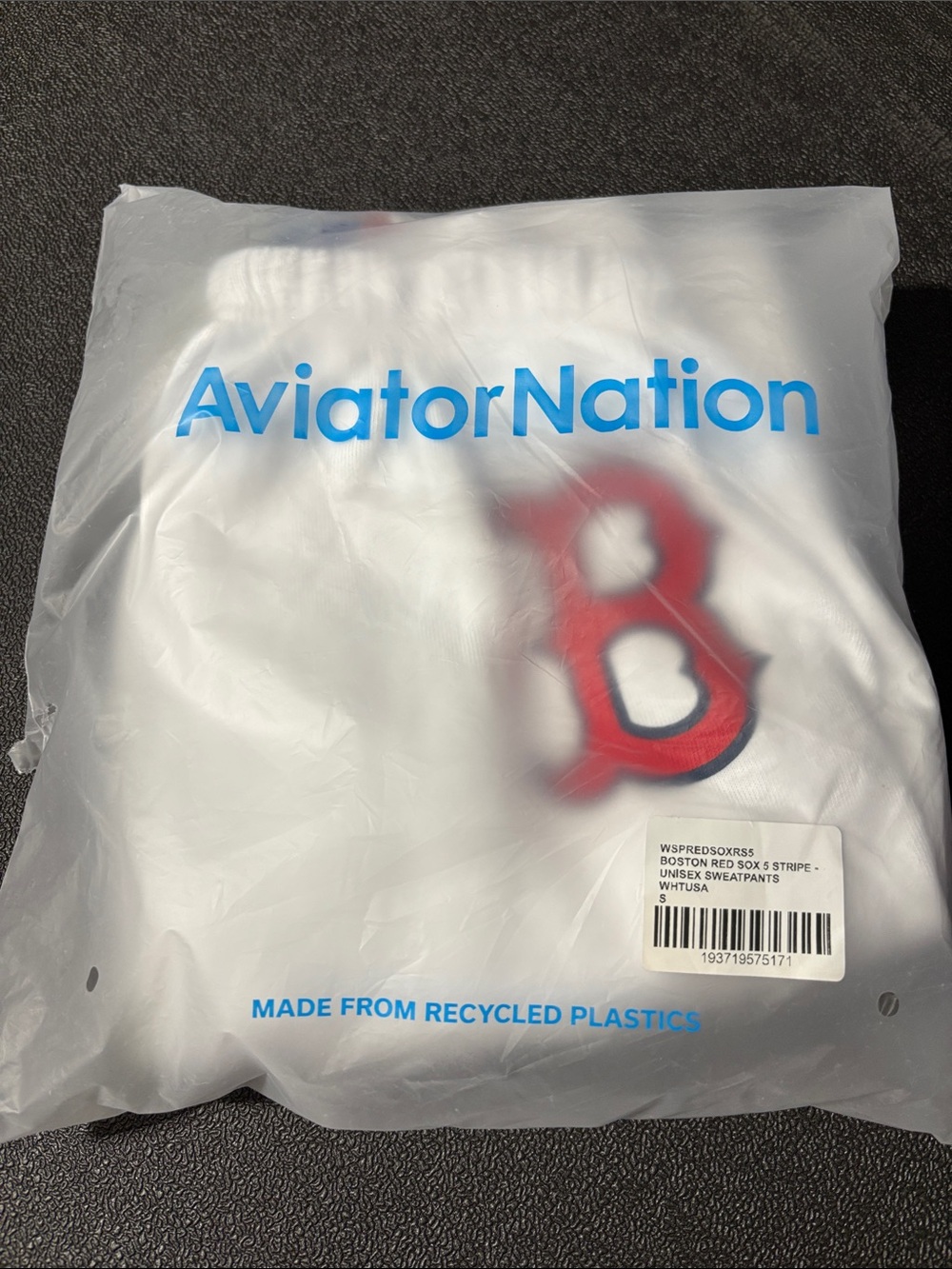 Aviator Nation Red Sox 5 Stripe Sweatpants